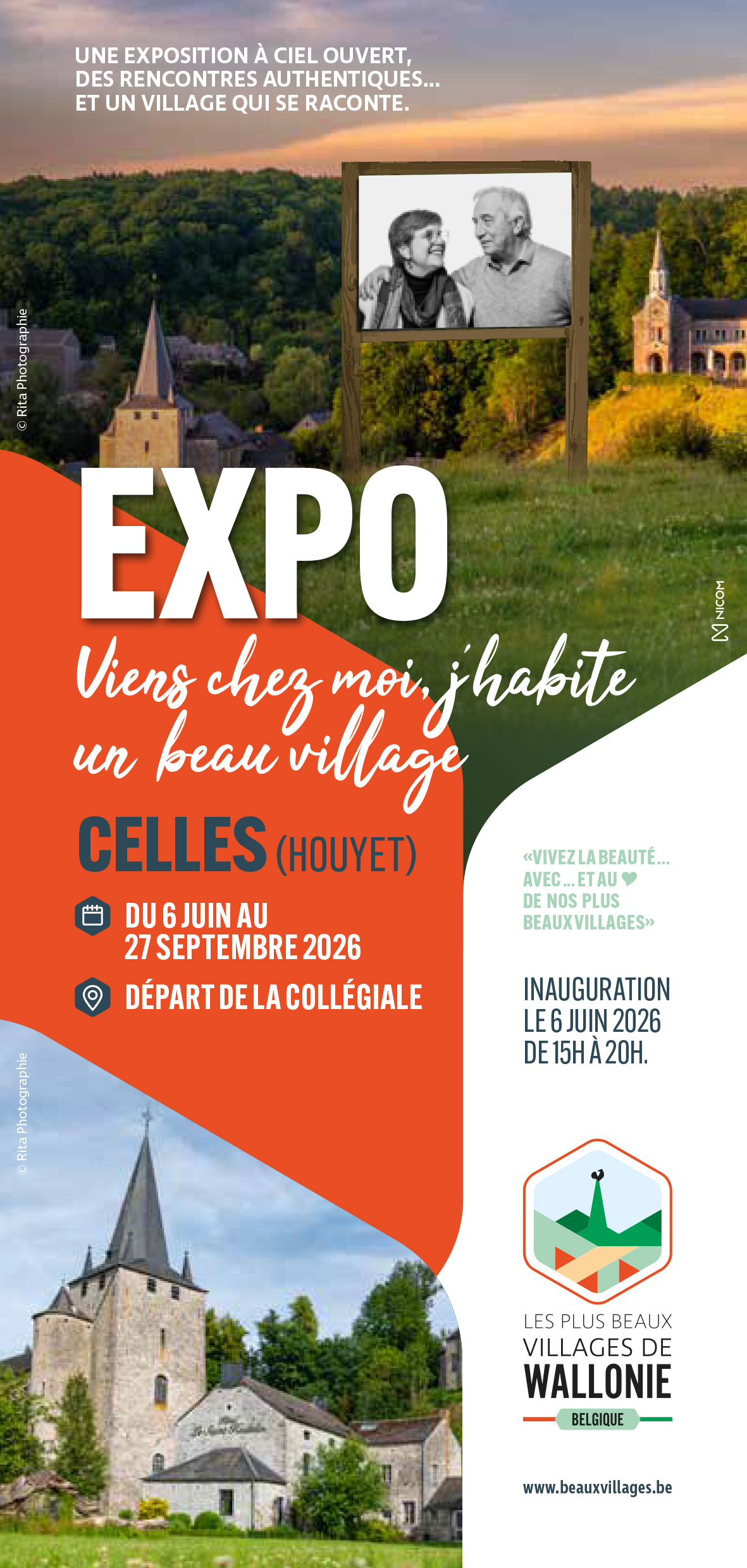 Viens chez moi, j�habite un beau village Une exposition � ciel ouvert au c�ur de Celles (Houyet)